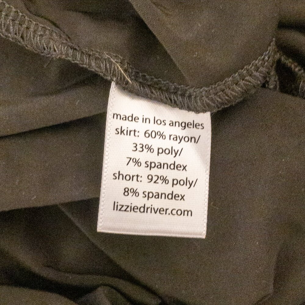 Lizzie Driver Gray Athletic Skort XL Stretch Golf Tennis Activewear - Picture 6 of 6